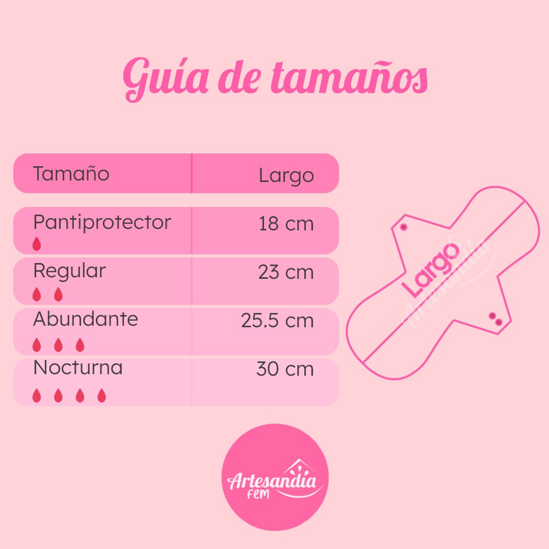 Guía de tamaños de pads